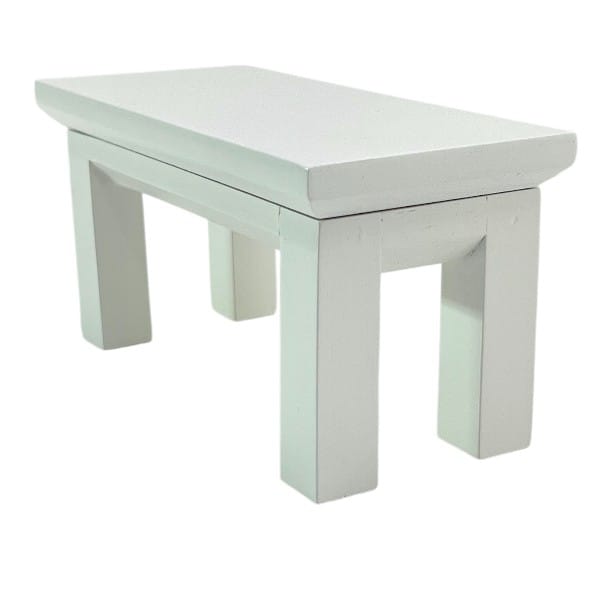 โต๊ะหมู่ย่อยทรัพย์มงคล เบอร์1 EGGWHITE 9 X 19 X 10 ซม. สีขาว_0